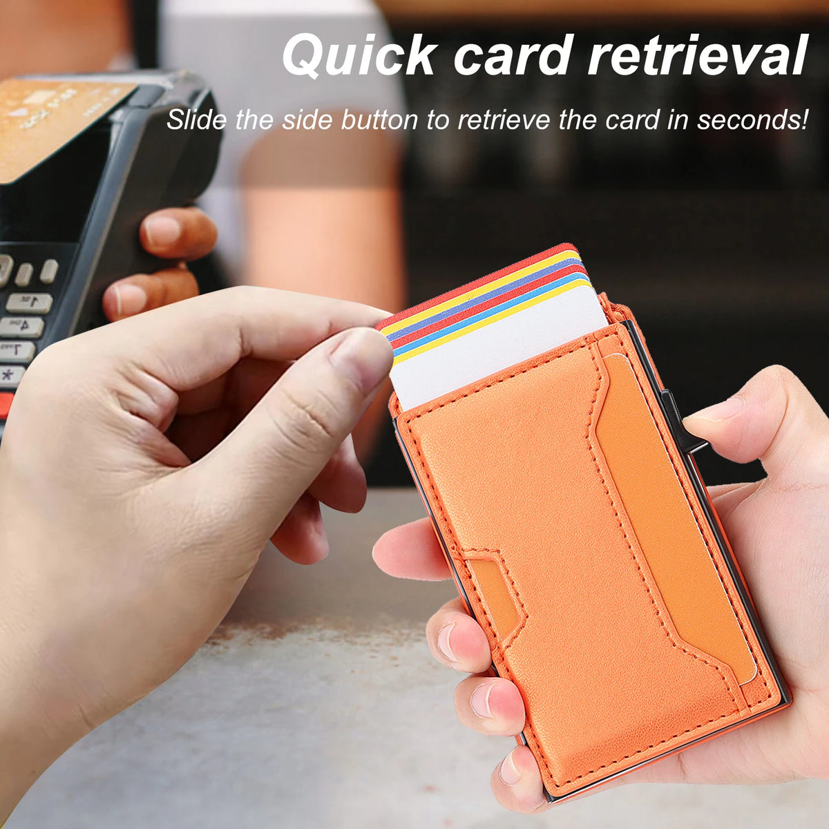 Leather Detachable MagSafe Card Holder Case with Kickstand for iPhone 18 Series
