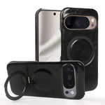 Premium Leather Case with Invisible Foldable Stand for Google Pixel 10 Series