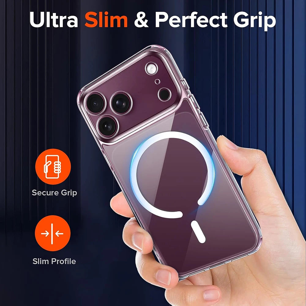 Shockproof MagSafe Case with Military-Grade Drop Protection for iPhone 18 Series