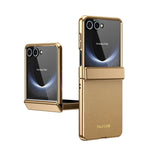 Luxury Diamond Pattern Leather Case with Screen Protector for Samsung Galaxy Z Flip 8