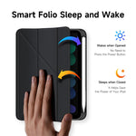 Detachable PU Leather Flip Case with Stand and Pencil Holder for iPad Mini 7