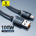 Baseus 100W USB-C Fast Charging & Data Cord Cable