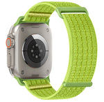 Breathable Woven Nylon Band with Hook-and-Loop Fastener for Apple Watch