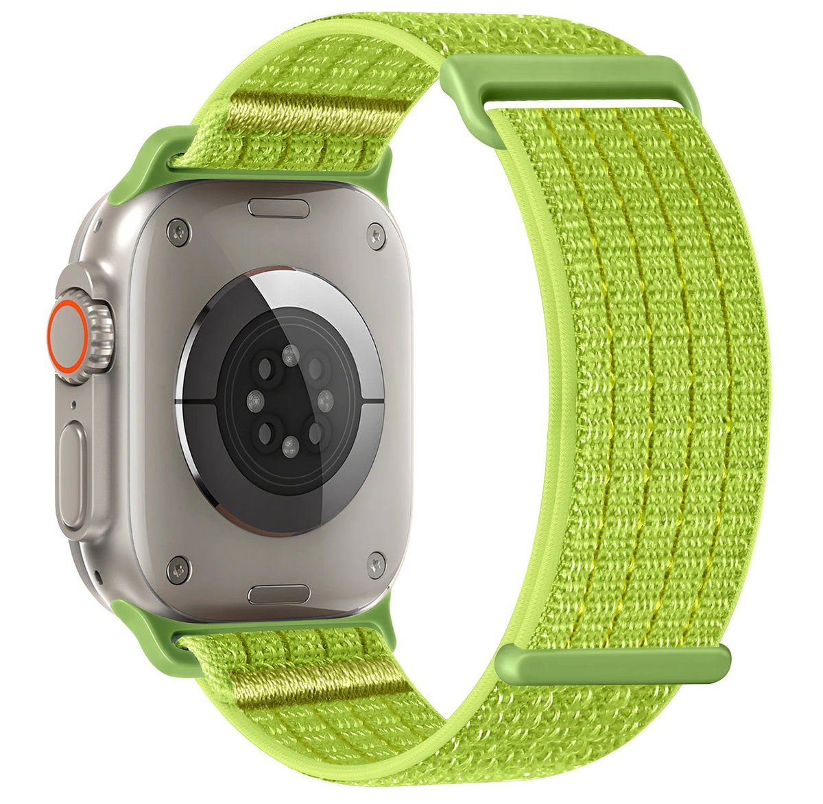 Breathable Woven Nylon Band with Hook-and-Loop Fastener for Apple Watch
