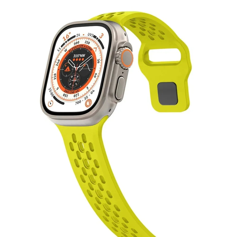 Breathable Silicone Strap for Apple Watch