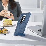 Anti-Fingerprint Hybrid Case with Stand for Samsung Galaxy S26 Series