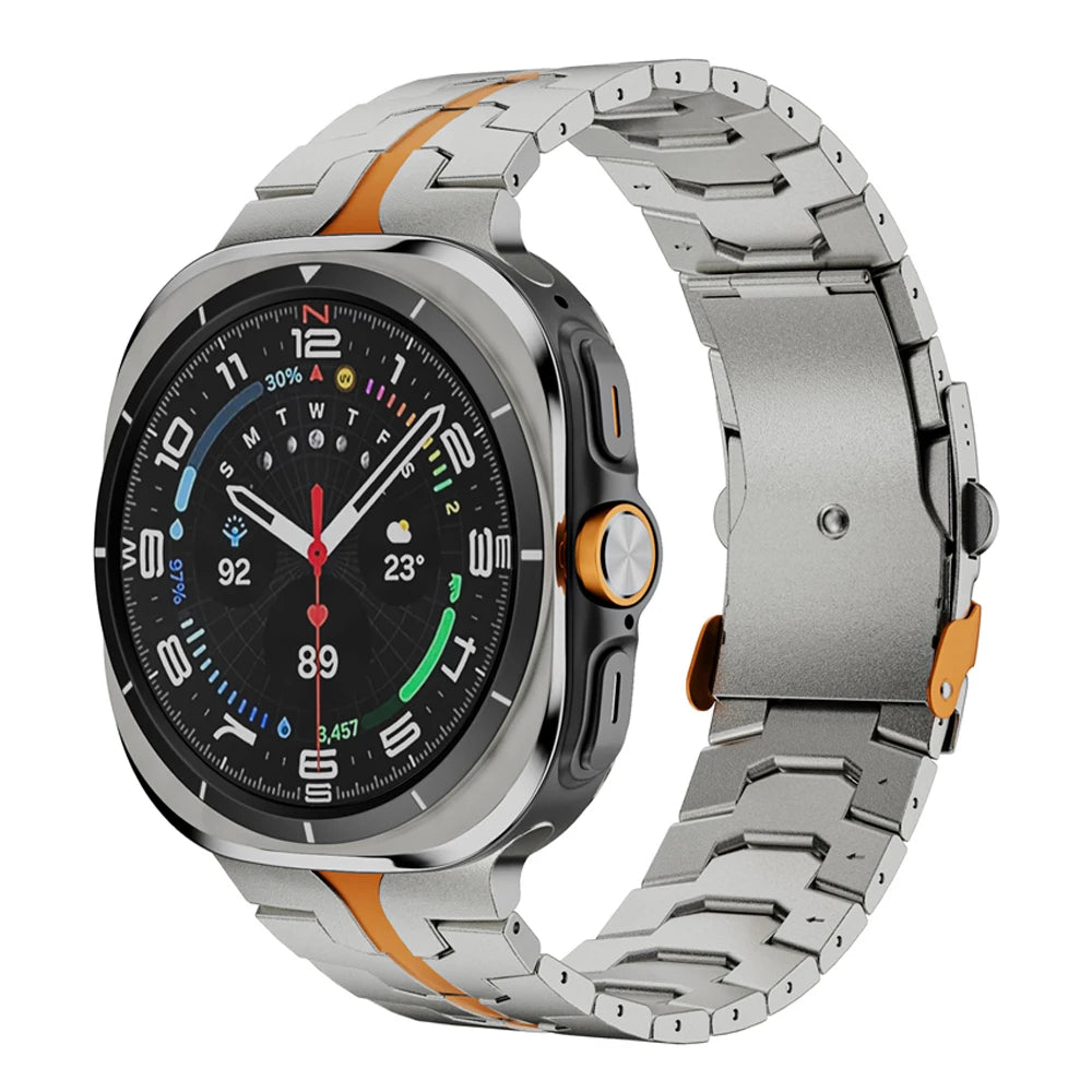 Stainless Steel Link Strap for Samsung Galaxy Watch Ultra and Samsung Galaxy Watch Ultra (2025)