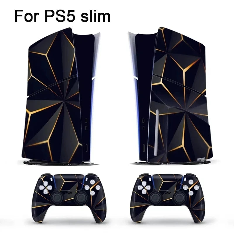 PlayStation 5 Slim Vinyl Skin With Controller Wraps