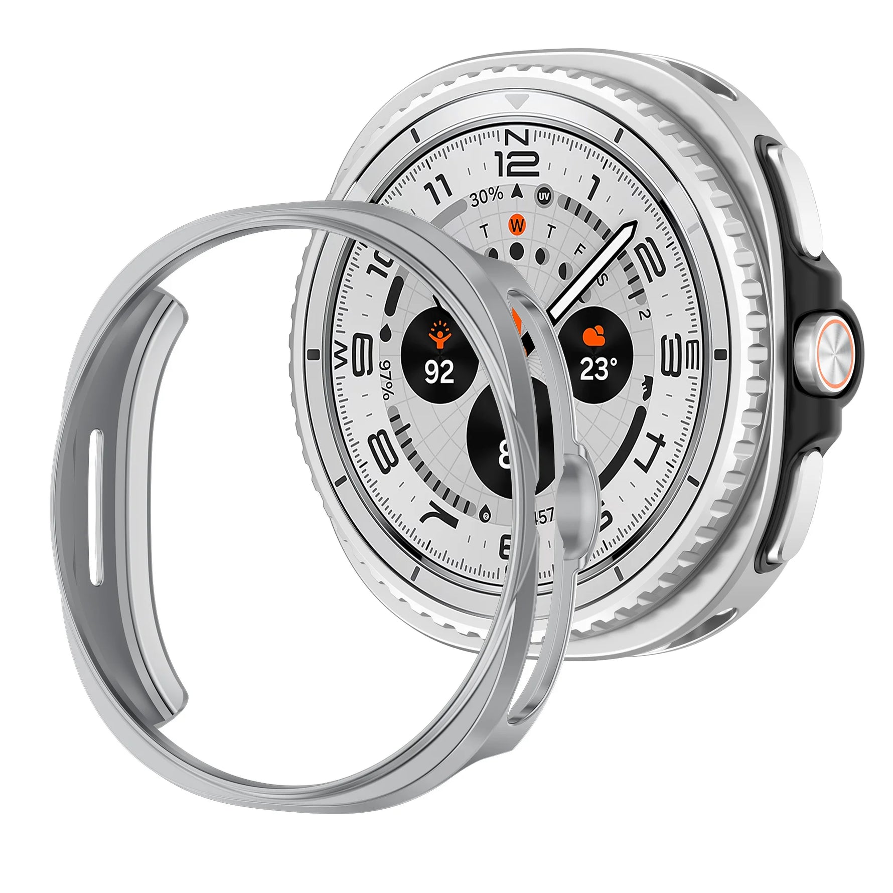 Lightweight PC Bumper Cover for Samsung Galaxy Watch 8 / Galaxy Watch 8 Classic