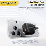 Essager 65W GaN Fast Charger with Retractable Type-C Cable