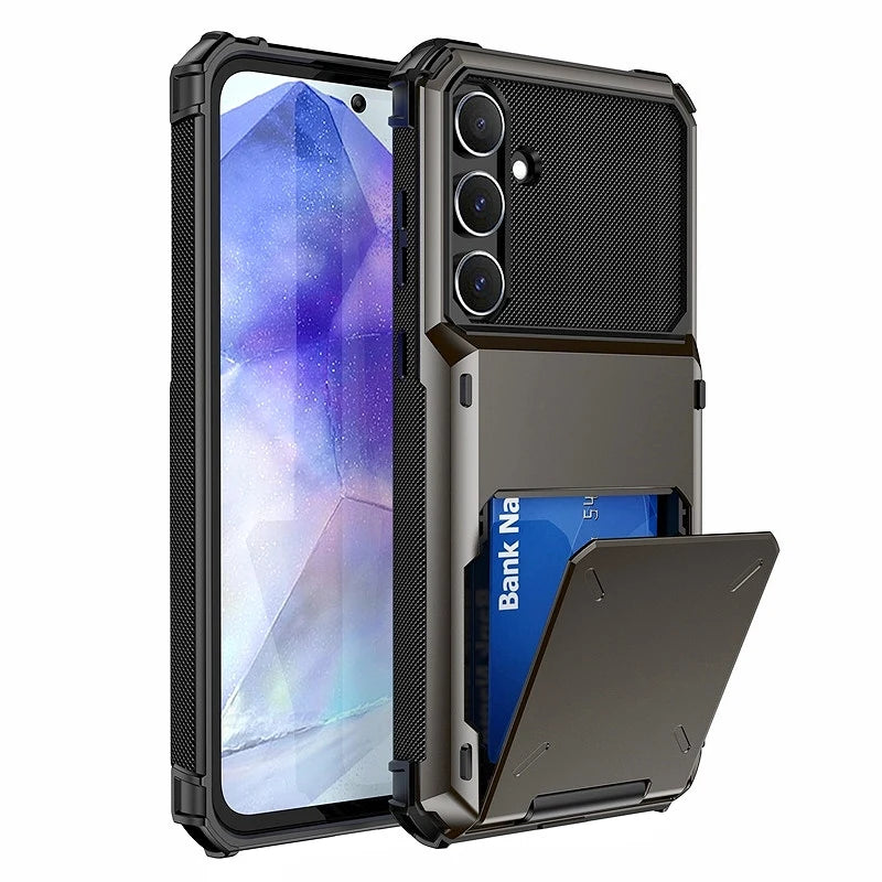 Shockproof Armor Wallet Case for Samsung Galaxy A36