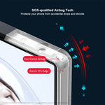 Transparent TPU Case with 360° Rotating Magnetic Ring Stand for ZTE nubia Red Magic 10 Series
