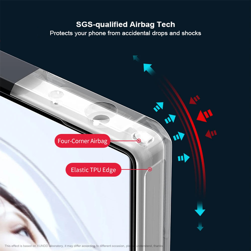 Transparent TPU Case with 360° Rotating Magnetic Ring Stand for ZTE nubia Red Magic 10 Series