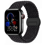 Stretchable Braided Solo Loop with Magnetic Closure for Apple Watch