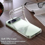 Soft TPU Transparent Phone Case for Google Pixel 9 Series