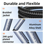 CABLETIME 3.5mm to 6.35mm Audio Adapter Cable