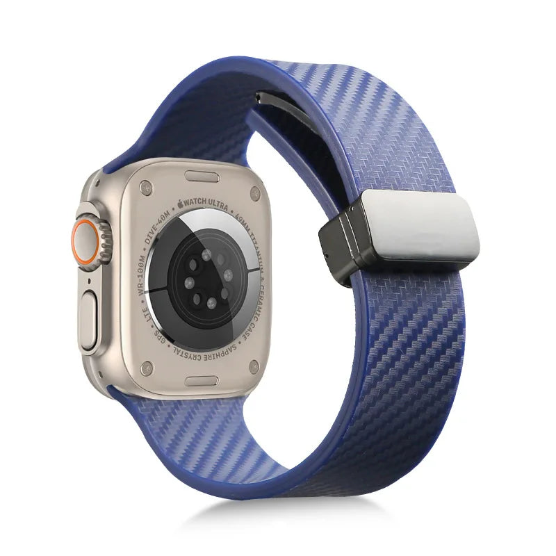 Carbon Fiber Style Band for Apple Watch