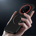 Nylon Woven Leather Magnetic Case for Honor Magic 8 / 8 Pro