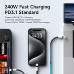 Hagibis 240W USB-C PD 3.1 Cable with Protective Cap