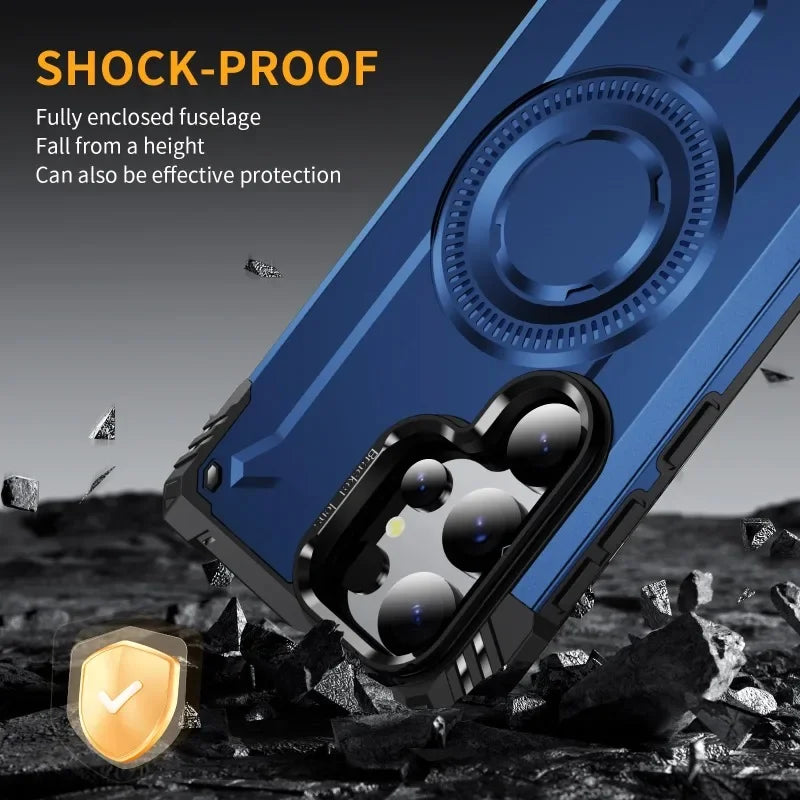 Samsung Galaxy S25 Series Heavy-Duty Military Armor Case