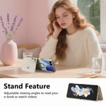 Samsung Z Flip 7 Shockproof Leather Case with Card Slots and Mirror