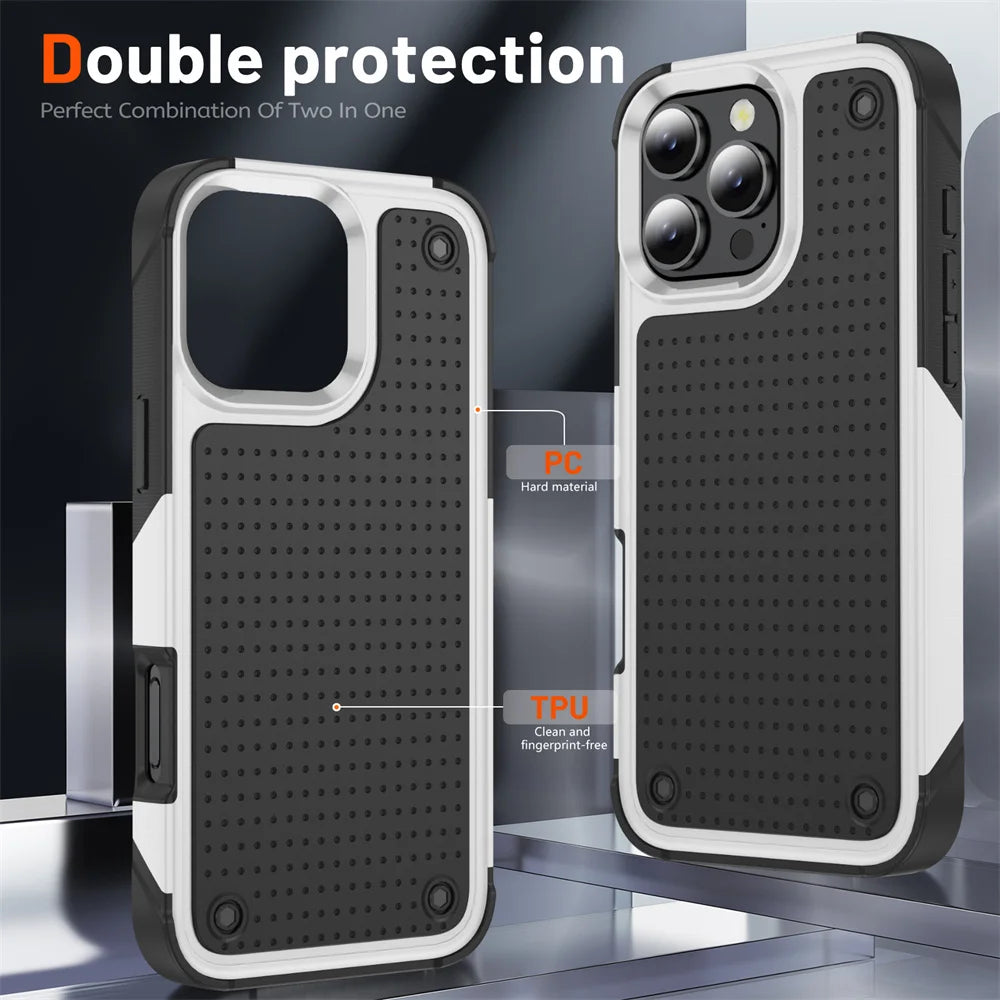 Heavy Duty Protective Armor Case for iPhone 15 Series