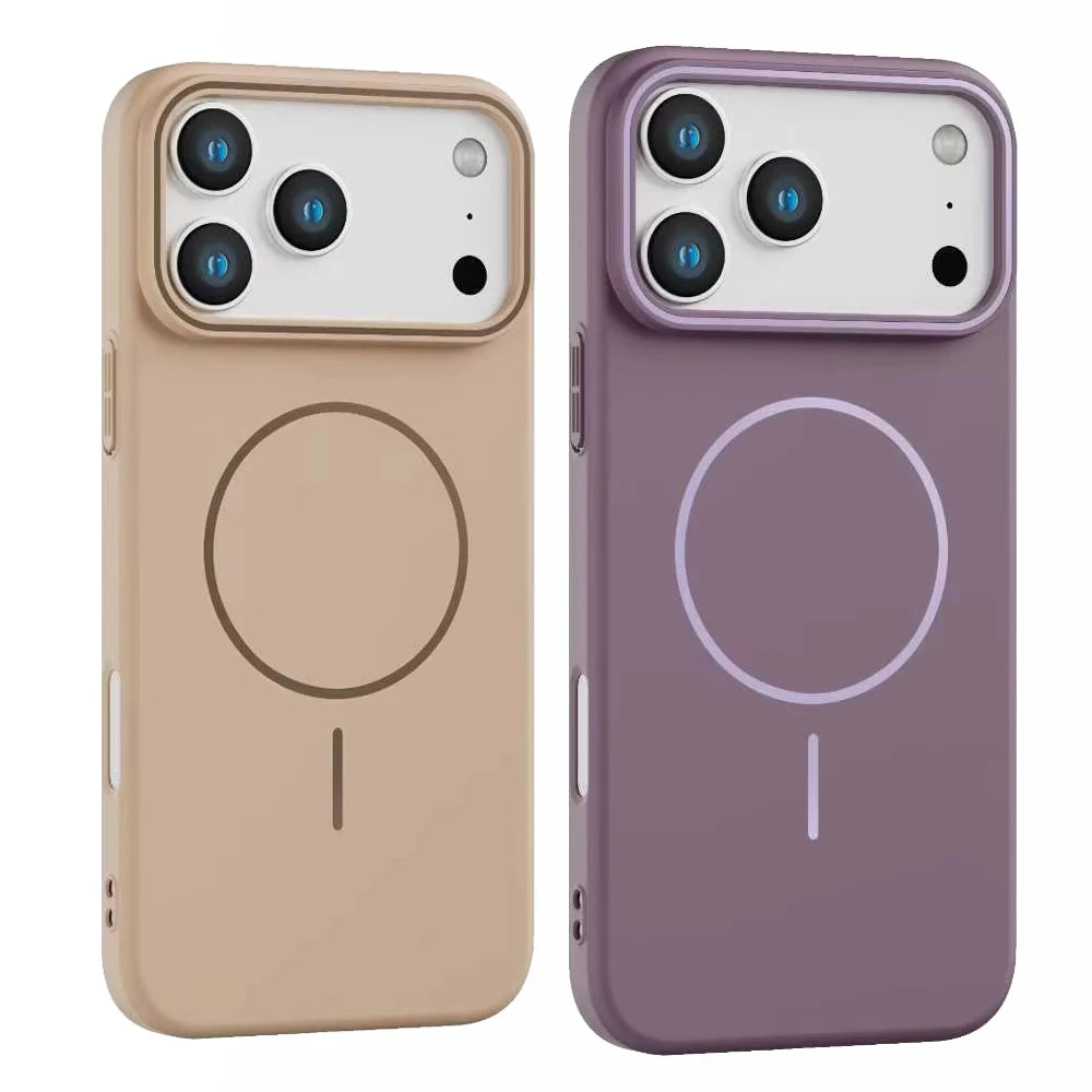 MagSafe Compatible Matte PC Bumper Case for iPhone 17 Series