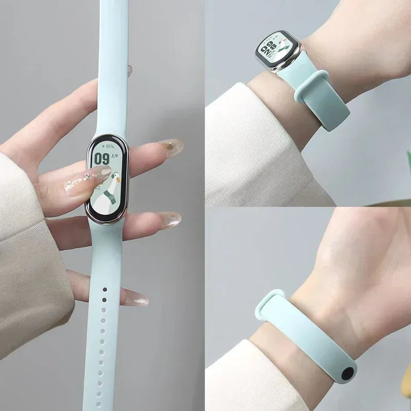 Soft Silicone Sport Wristband for Xiaomi Smart Band 9