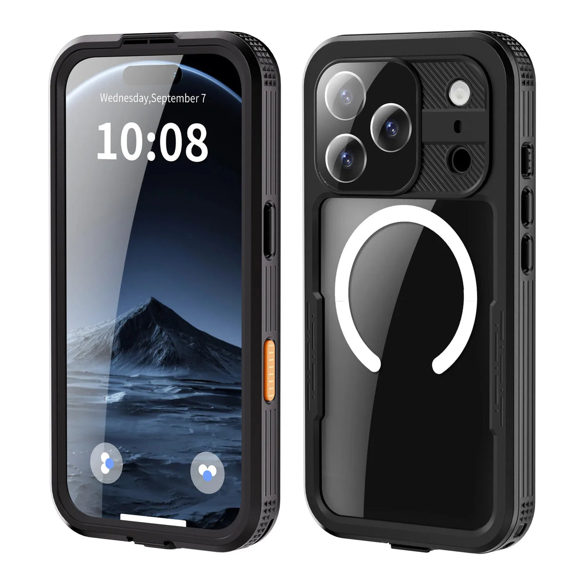 IP68 Waterproof MagSafe Case with Reinforced Corners for iPhone 18 Series