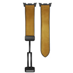 Hybrid Leather Silicone Bracelet for Samsung Galaxy Watch 8 / Galaxy Watch 8 Classic