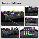 OneOdio Solocaster Gaming Audio Mixer