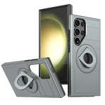 Shockproof Armor Phone Magnetic Case with Ring Kickstand for Galaxy S25 Series