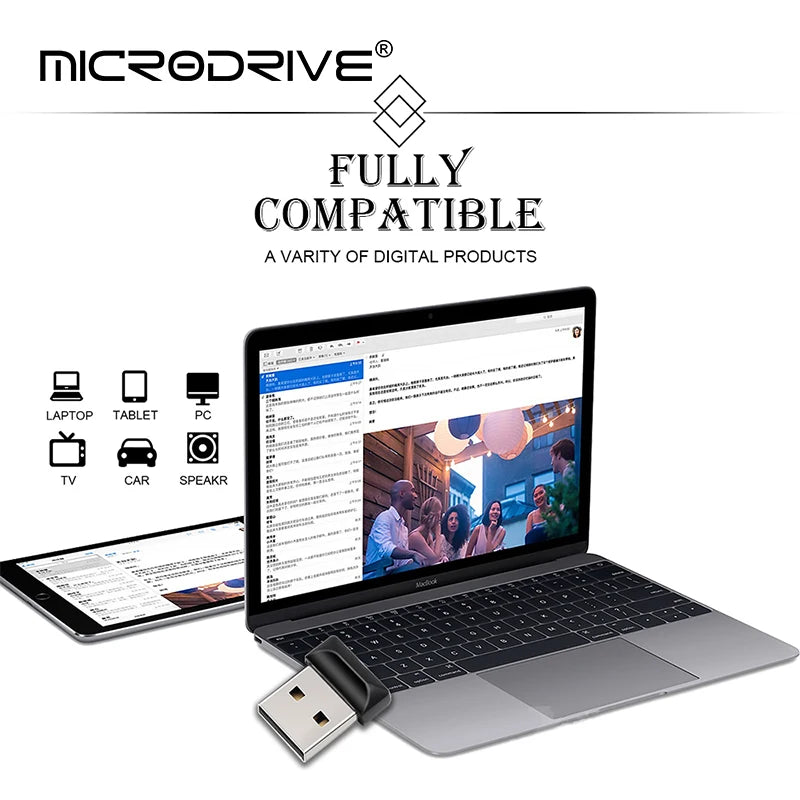 MicroDrive SDB0 Compact Waterproof USB 2.0 Flash Drive
