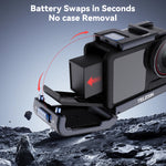 TELESIN Aluminium Alloy Frame Case for DJI Osmo Action 5 Pro