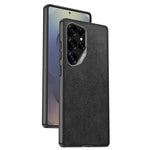 Comfortable Suede Velvet Leather Phone Case with Lens Guard for Samsung Galaxy S25 Ultra