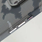 Rugged Camouflage Graffiti MagSafe Case with Alloy Lens Frame for iPhone 16 Series