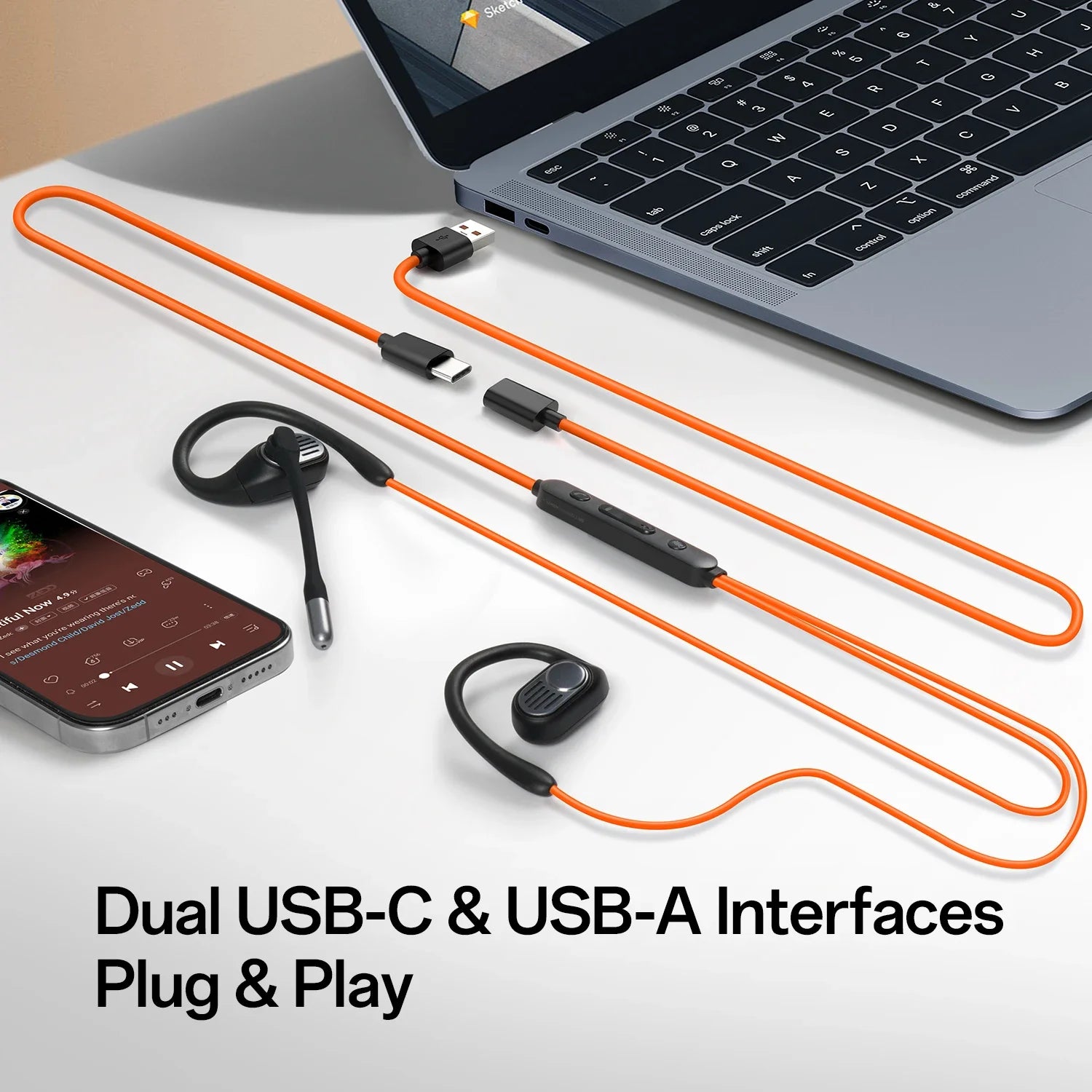 OneOdio OpenRock Lin10 Open-Ear Wired Headphones