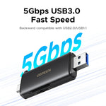 UGREEN USB 3.0 & USB-C Memory Card Reader