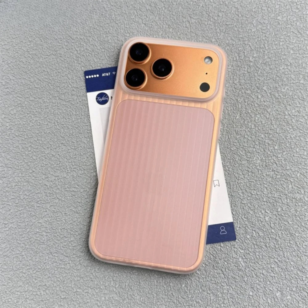 Shockproof 3D Stripes Hard PC Case for iPhone 17 Series