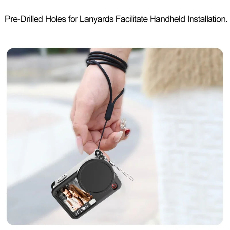 Soft Silicone Protective Case & Lens Cap for DJI Osmo Action 6