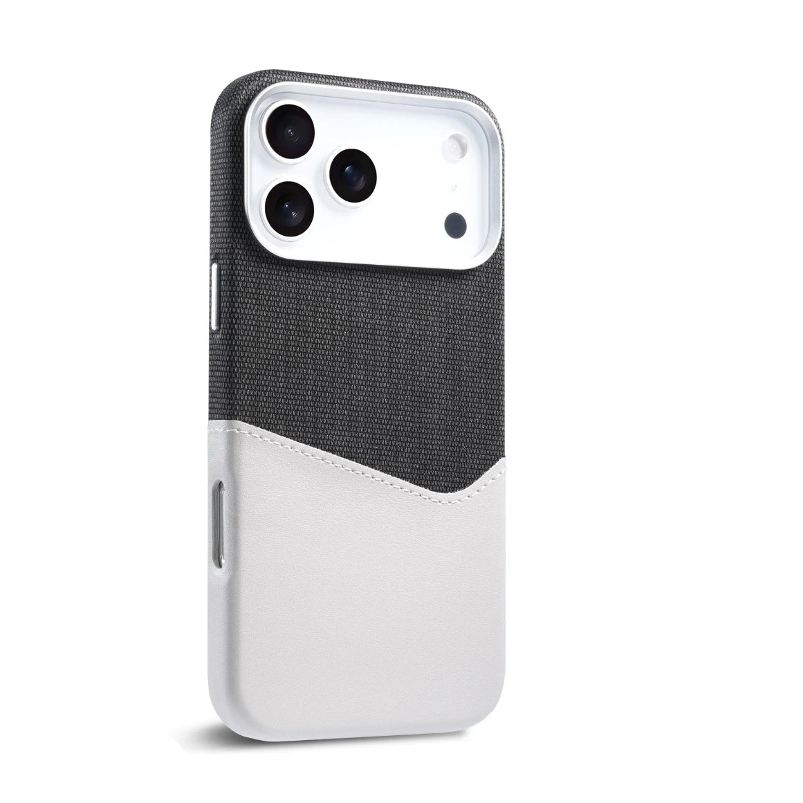 Slim Leather Card Holder Case with Raised Camera Lens Cover for iPhone 18 Series