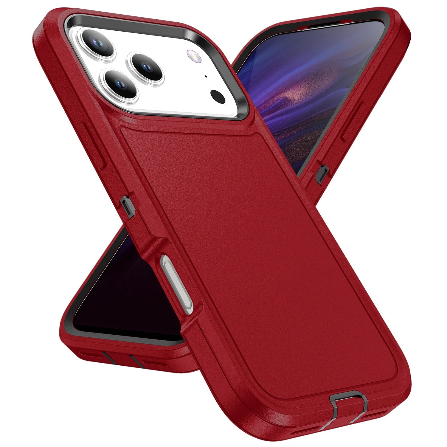 Shockproof Heavy-Duty Armor Case for iPhone 17 Series