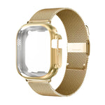 Milanese Loop Band with Protective Case for Apple Watch