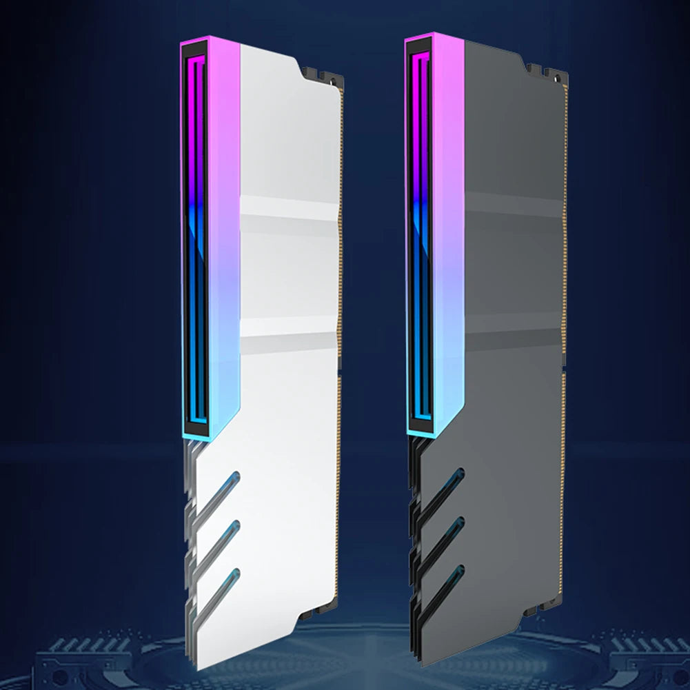 Aluminum Alloy Memory Heat Sink with AURA Sync Support