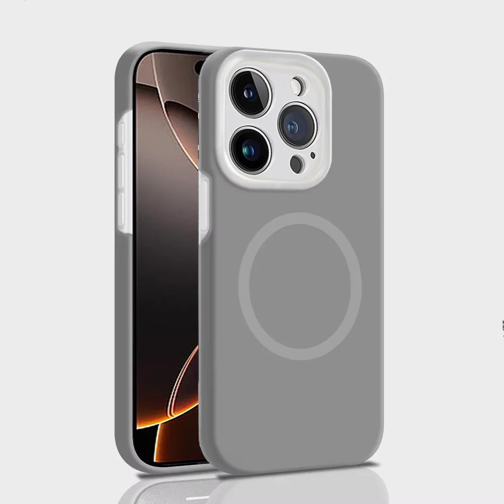 Fluorescent Jelly Liquid Silicone MagSafe Case for iPhone 16 Series