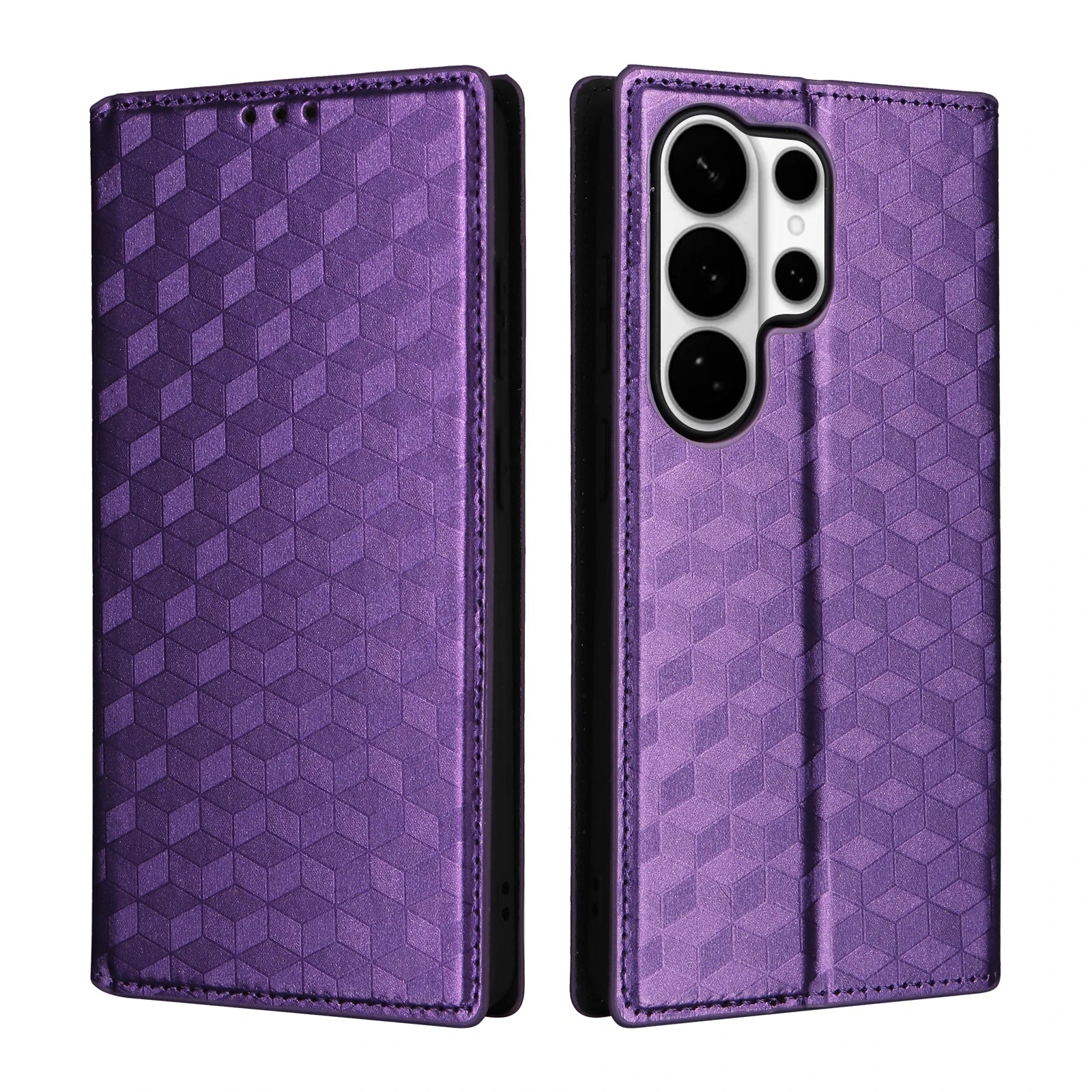 Premium Leather Wallet Case with Stand for Samsung Galaxy S26 Series