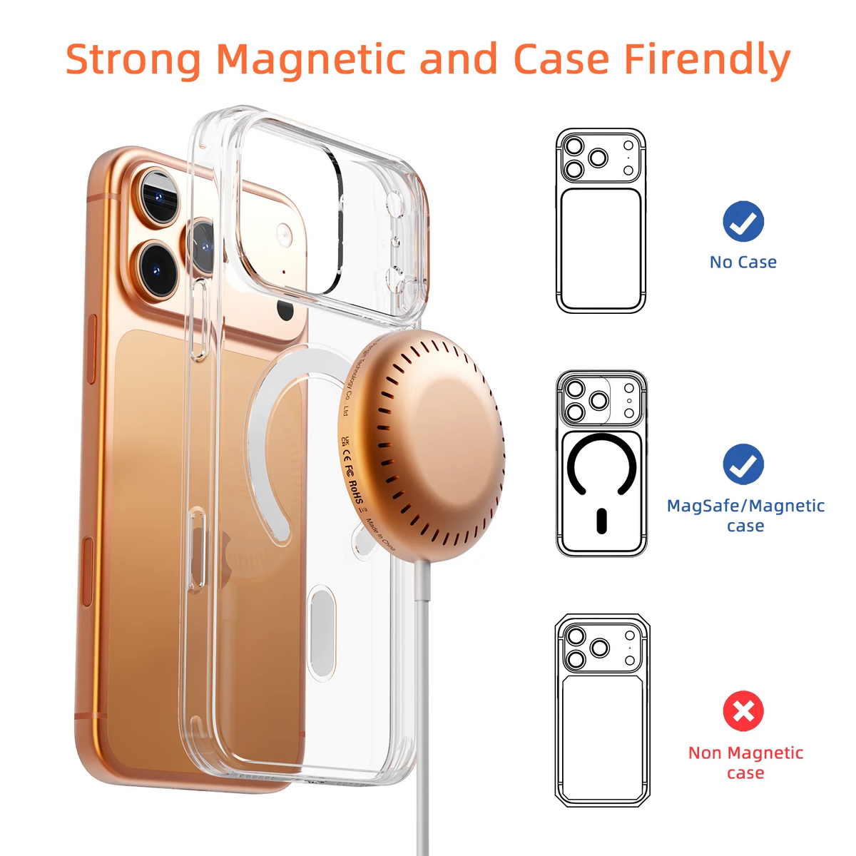Bonola 25W Magnetic Wireless Charging Pad