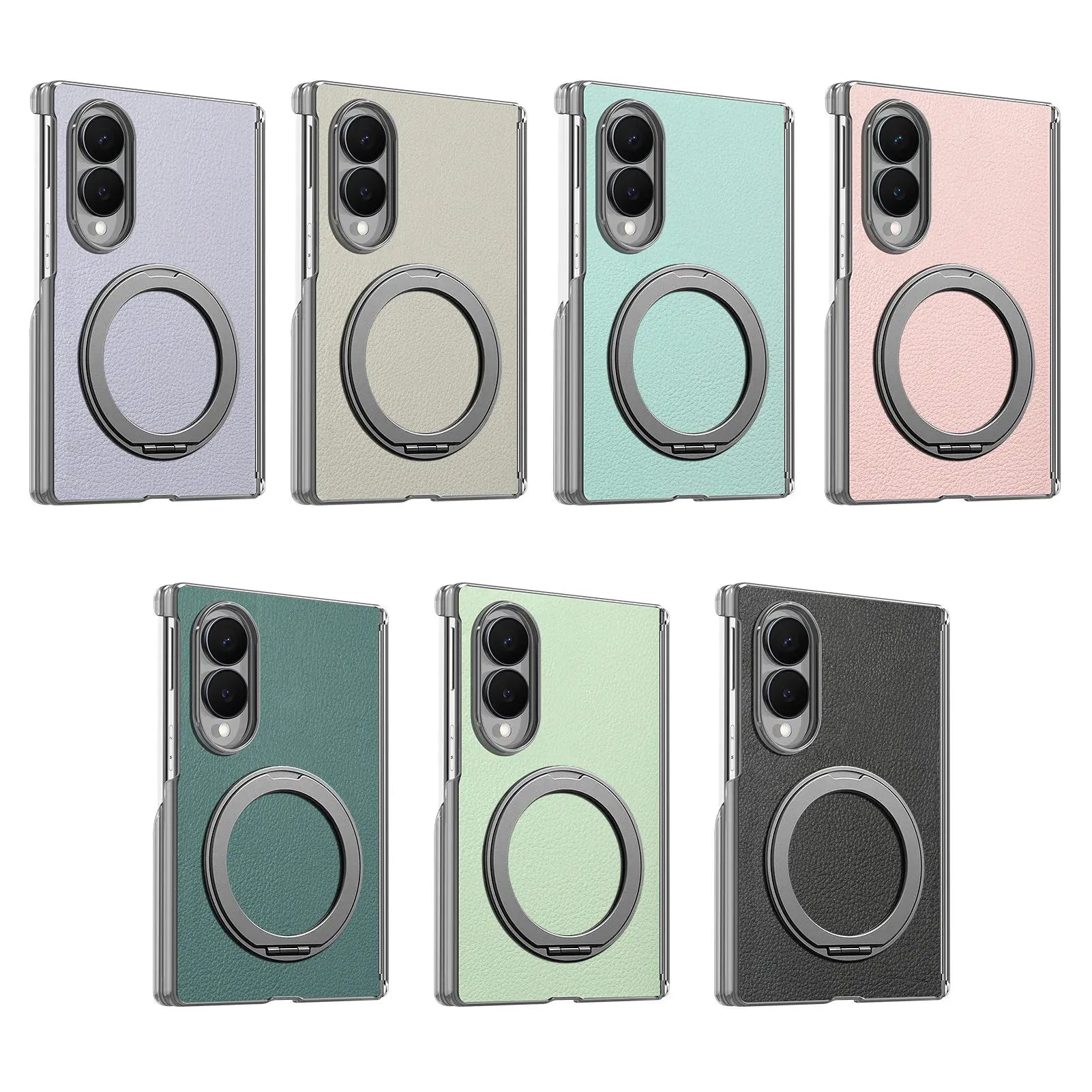 Premium Skin-Feel Case with 360° Kickstand for Samsung Galaxy Z Fold 8