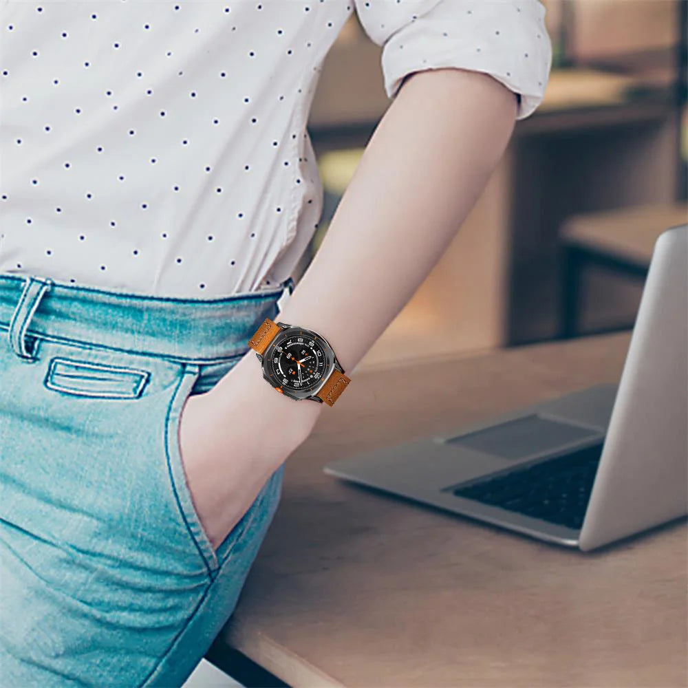 Leather Loop Strap for Samsung Galaxy Watch Ultra and Samsung Galaxy Watch Ultra (2025)