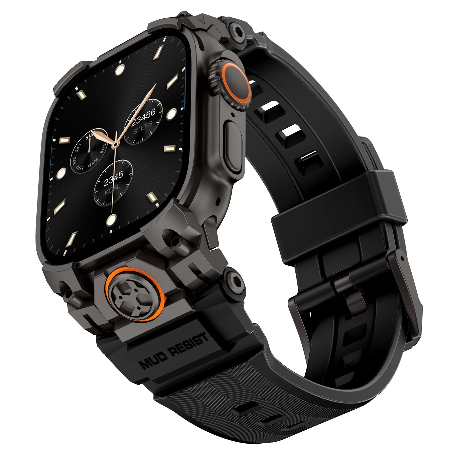 Rugged Armor Silicone Strap Replacement for Apple Watch Ultra 2